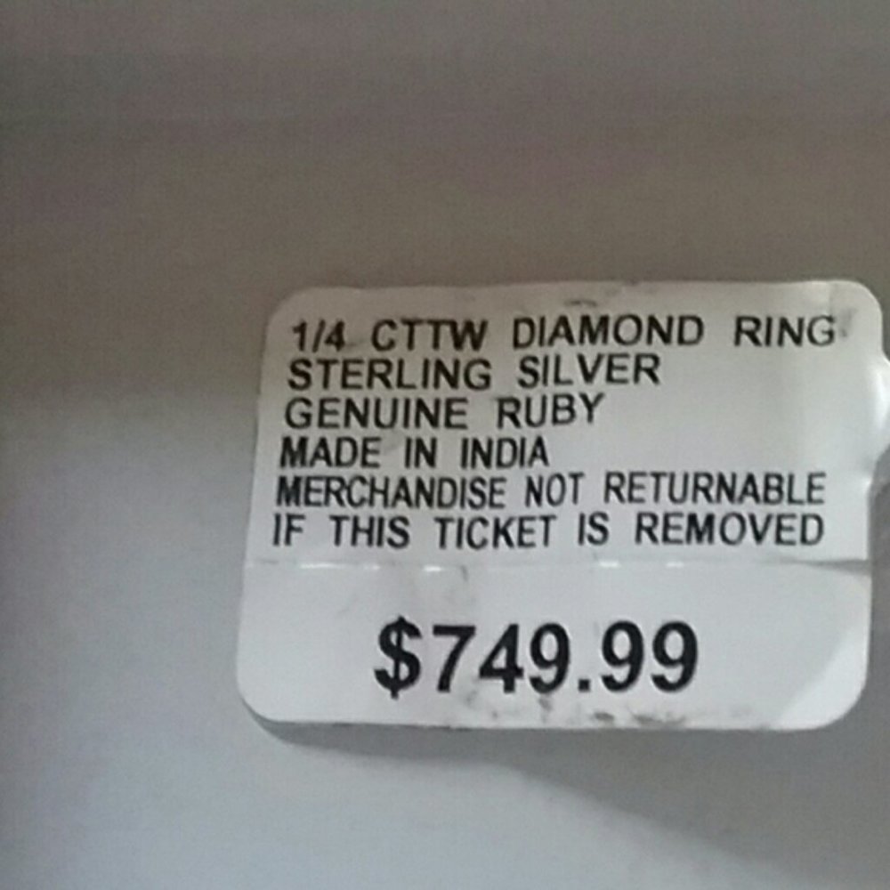 DIAMOND  and Ruby RING - Picture 13 of 15